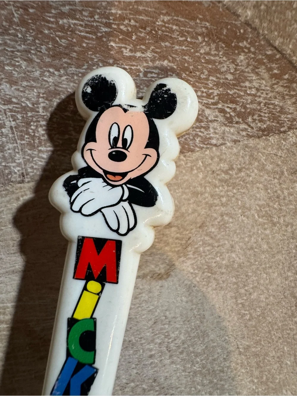 Disney Mickey & Minnie Kids Fork and Spoon Set - Colorful Handles